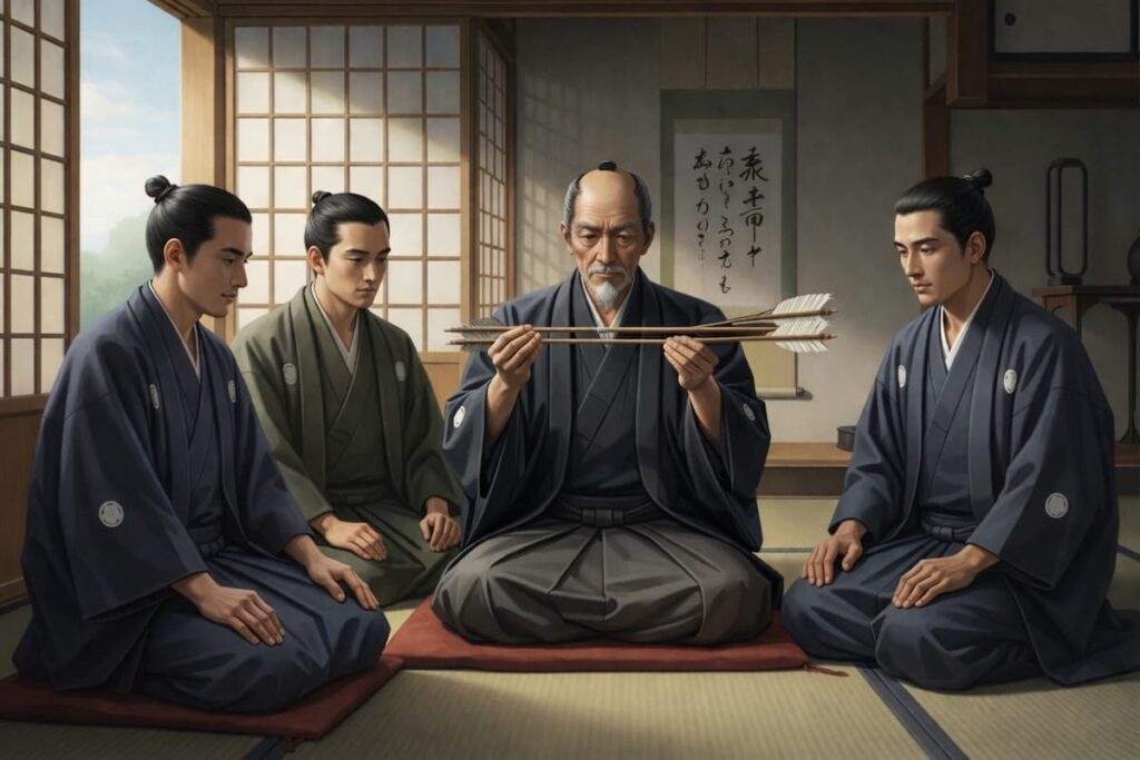 毛利元就の三矢の訓