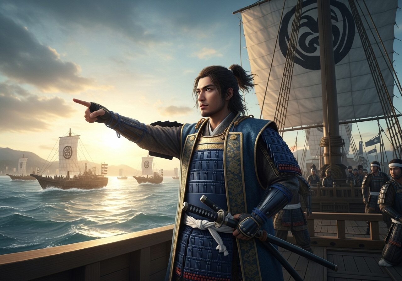 水軍を率いる村上元吉